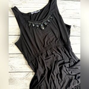☀️ ⛱️ Summer dress or swim cover up beaded, fringe skirt